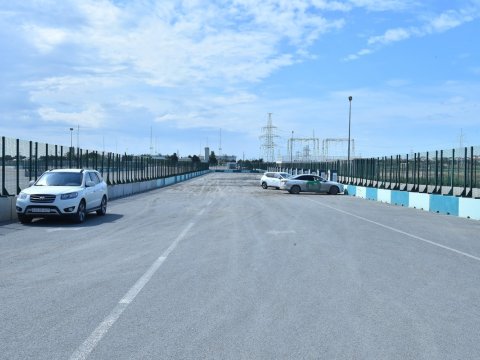 Bakı Olimpiya Stadionunun ətrafı yağış suyundan təmizləndi - FOTO