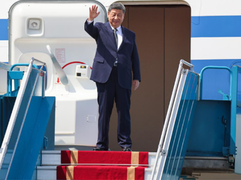 Çin lideri artıq Moskvadadır