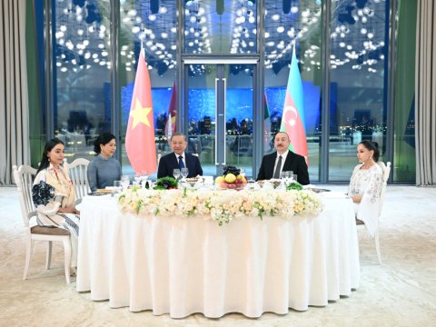 Prezidentin adından ziyafət verildi