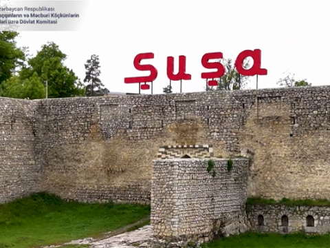 Şuşa şəhəri: Gündüzdən gecəyə... - VİDEO 