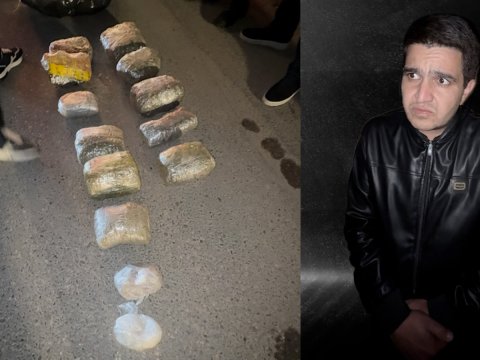 Maşında&nbsp;19 kq narkotik aşkarlandı -&nbsp;VİDEO