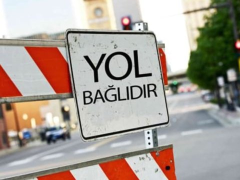 Yeni açılan yol yenidən bağlandı