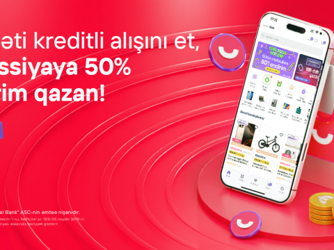 Umico kredit xətti ilə alış-verişə 50% komissiya endirimi