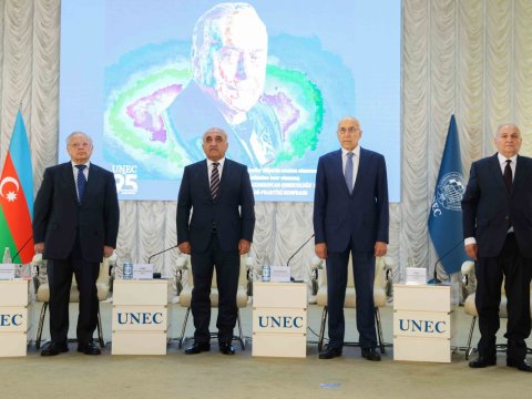 UNEC-də Ulu Öndərlə bağlı konfrans keçirildi&nbsp;-&nbsp;FOTOLAR