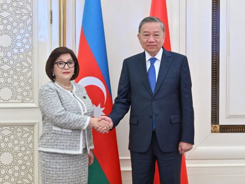 Sahibə Qafarova Vyetnamın Baş katibi ilə görüşüb