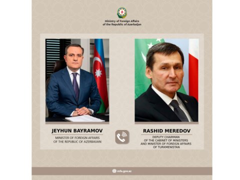 Bayramov həmkarı ilə nələrdən danışdı?