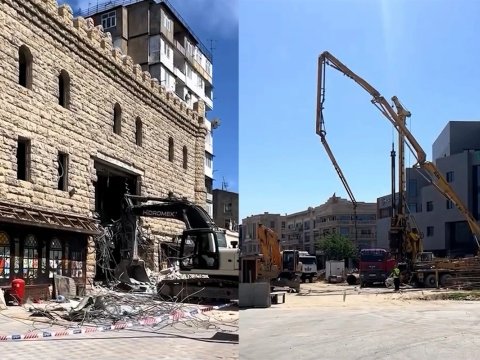 Bakıda məşhur restoran SÖKÜLÜR