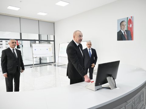Prezident “Xocalı” yarımstansiyasının açılışında