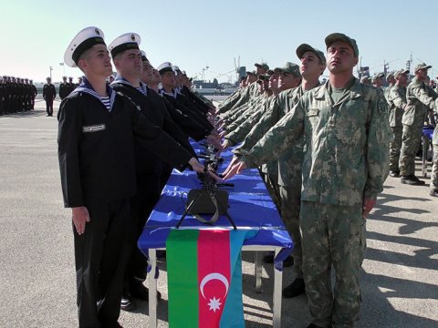 Gənc əsgərlər and içdilər - FOTO