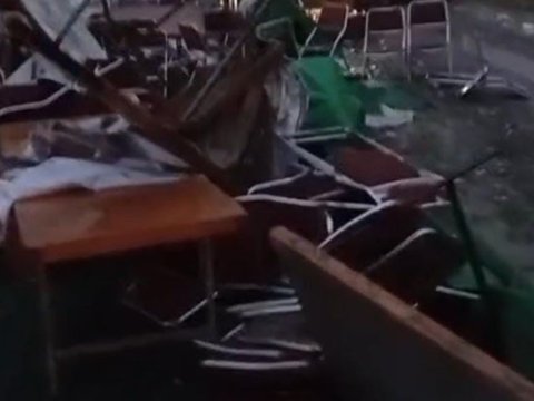 Güclü külək mağarı dağıtdı -  Toy yarımçıq qaldı