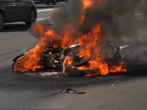 Xırdalanda motosiklet YANDI