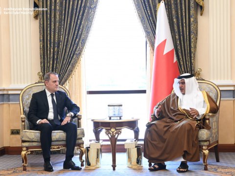 Ceyhun Bayramov Bəhreyn Krallığının vəliəhdi ilə görüşdü