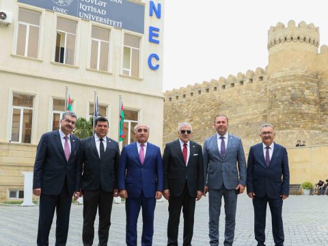 Türkiyə və Şimali Kipr nümayəndələri Bakıda - FOTOLAR