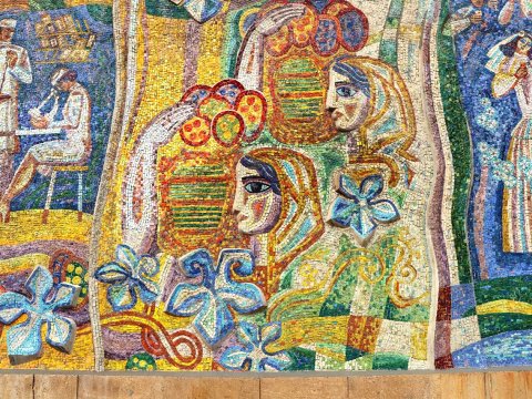 Bakıda mozaikalar bərpa edildi - FOTOLAR