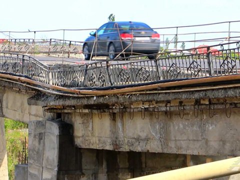 Qəzalı körpünün yerində yenisinin inşasına başlanıldı - VİDEO