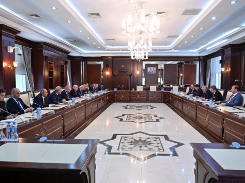 Milli Məclisdə TBMM-nin nümayəndə heyəti ilə görüş - FOTO