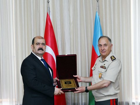 Kərim Vəliyev Talat Canbolatla görüşdü - FOTO