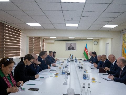 Latviya nümayəndə heyəti ilə müzakirələr aparıldı&nbsp;- FOTOLAR