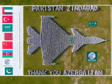 Azərbaycana təşəkkür fləşmobu - FOTOLAR