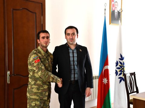 Mahir Süleymanlı vətəndaş qəbulunda&nbsp;- FOTO