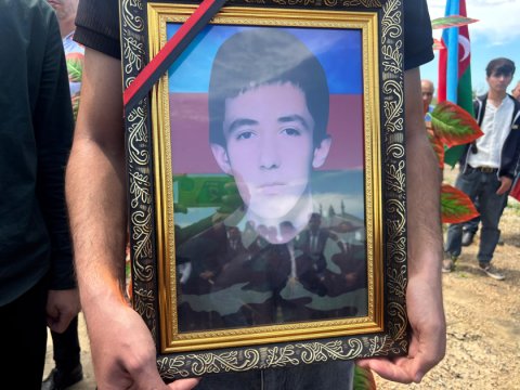 Şəhidimiz Zərdabda dəfn edildi - FOTOLAR