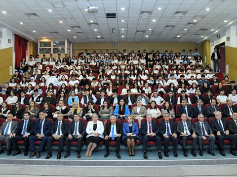 BMU-da Abşeron rayon məktəbliləri ilə görüş&nbsp;- FOTOLAR