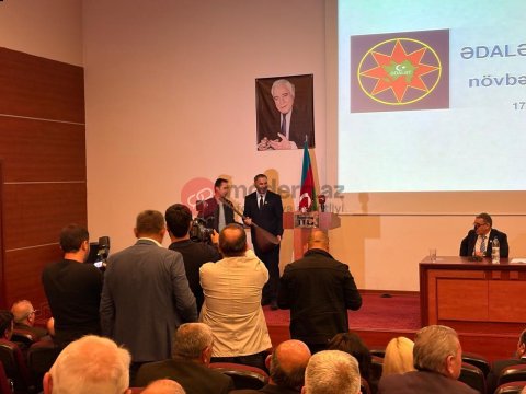 Ədalət Partiyasına yeni SƏDR SEÇİLDİ