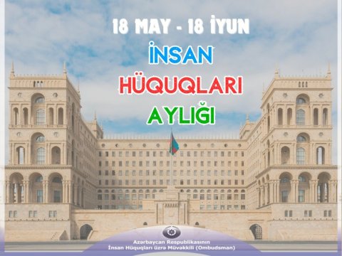 Ombudsmandan &ldquo;İnsan Hüquqları Aylığı&rdquo;&nbsp;ilə əlaqədar MÜRACİƏT
