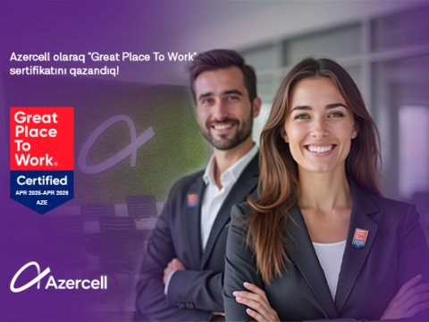 "Azercell" rəsmi olaraq&nbsp;"Əla İş Yeri" kimi tanınıb!