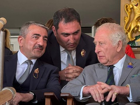 Elçin Quliyev III Çarlzla birlikdə - FOTOLAR