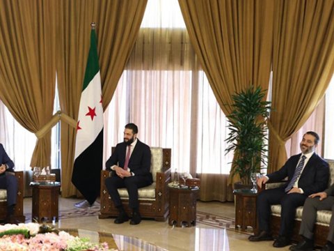 İbrahim Kalın Suriya lideri ilə görüşdü