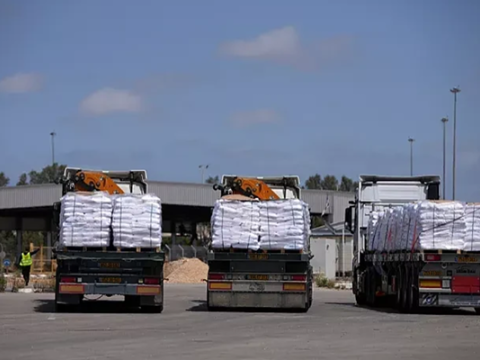 Yardım maşınları Qəzzada