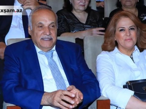 Aygün Bayramova həyat yoldaşı ilə - Yeni FOTO