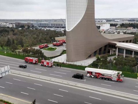 Hava limanlarında birgə təlim - Nazirlik görüntülər YAYDI