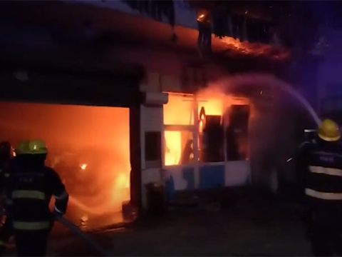 Masallıda sexdə yanğın - VİDEO