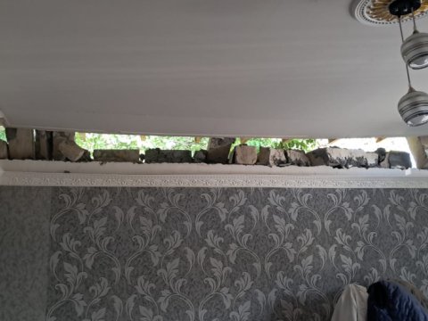 Mingəçevirdə evdə partlayış - VİDEO