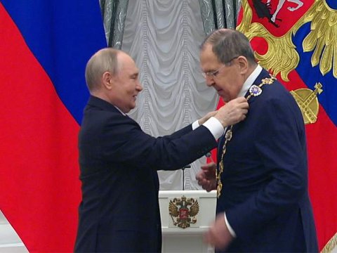 Putin Lavrova orden verdi