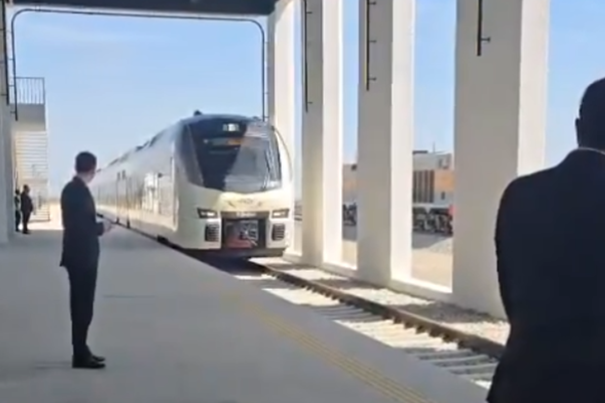 Bakı-Ağdam qatarı - Hikmət Hacıyev görüntülər PAYLAŞDI