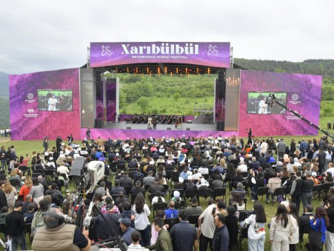 Şuşada “Xarıbülbül” Festivalının açılışı - FOTOLAR