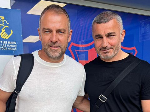 Qurban Qurbanov Hans Fliklə bir arada