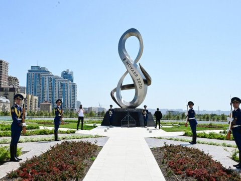 Ukraynanın xarici işlər naziri Bakıda - FOTOLAR