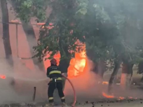 Nərimanovda yanğın söndürüldü