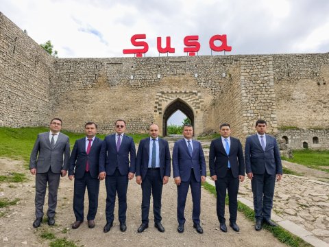 Özbəkistan nümayəndə heyəti Qarabağa səfər edib