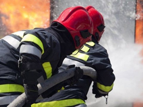 "Motodrom"dakı yanğın söndürüldü