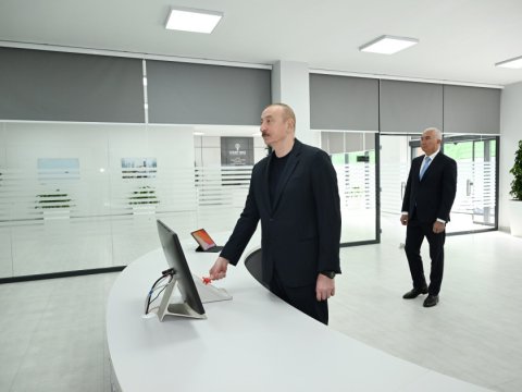 Laçın Elektrik Şəbəkəsi Rəqəmsal İdarəetmə Mərkəzi açıldı - FOTO