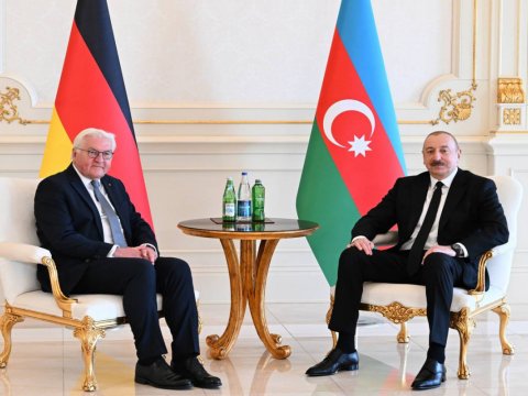Azərbaycanda Şəhidlər xiyabanını ziyarət xatirəmizdə dərin iz saldı - Almaniya Prezidenti