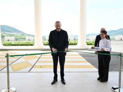 İlham Əliyev &ldquo;Laçın&rdquo; İstirahət Kompleksinin açılışında