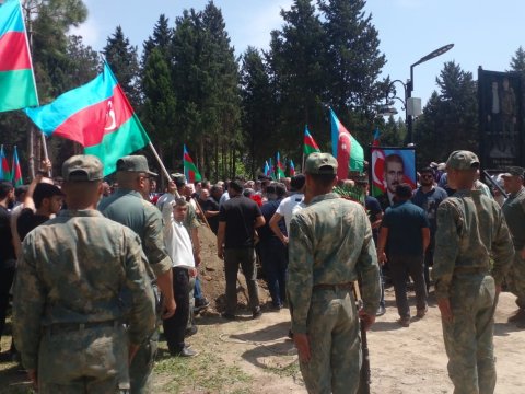 Şəhid Əsəddin&nbsp;Novruzov dəfn edildi