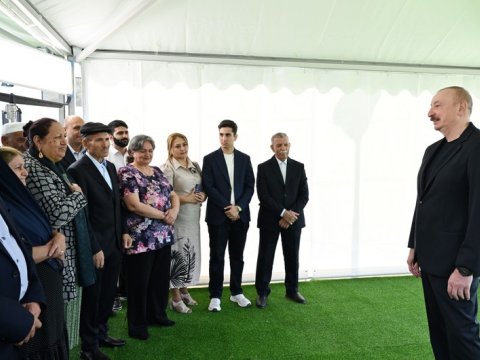 Bərpa edilmiş şəhər və kəndlərimizin sayı 15-ə çatıb&nbsp;-&nbsp;Prezident