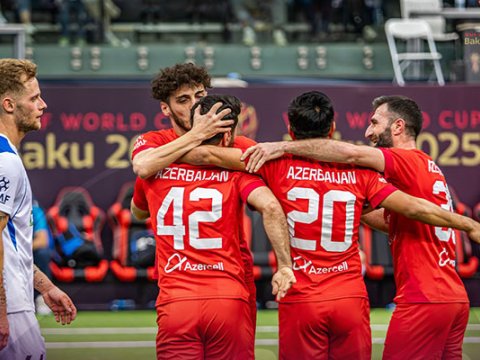 Azərbaycan millisi 1/4 finalda